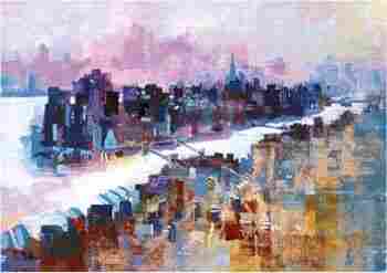 City Scape Paintings