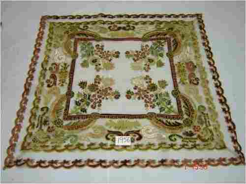Nett With Multi Color Velvet Floral Patches
