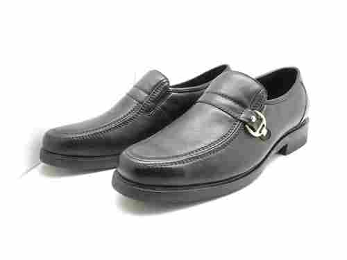Mena  s Black Casual Leather Shoes