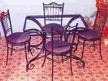 Wrought Iron Dinning Table Set