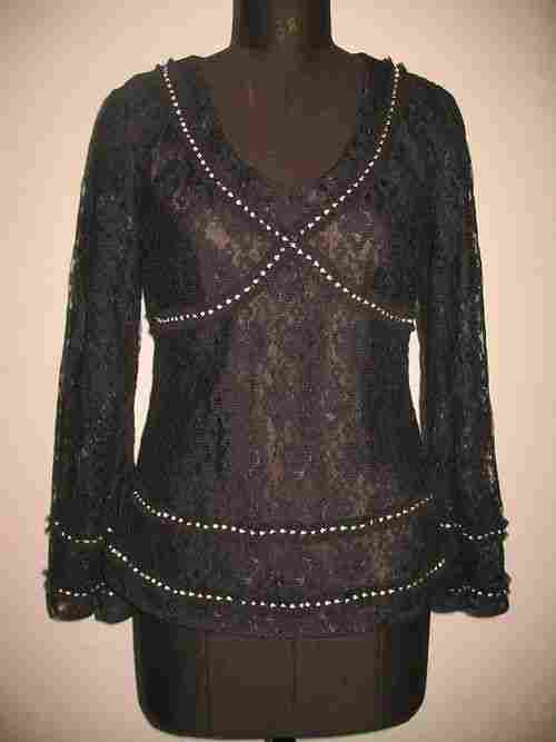 Beaded Lace Tops