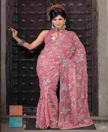 Ladies Fully Embroidered Sarees