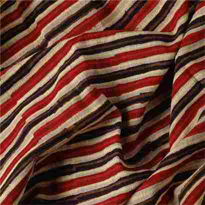 Bagru Cotton Rayon Slub Fabrics