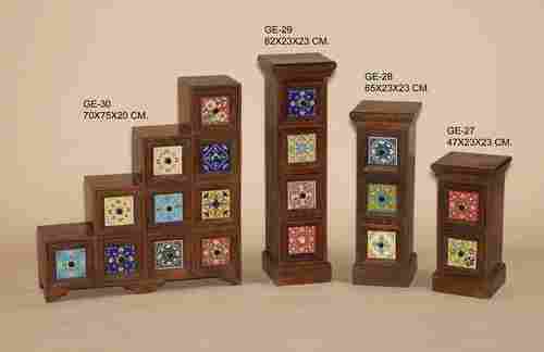 Ceramic Tile Wooden Furnitures