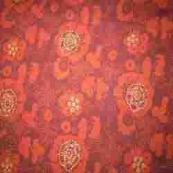 Red Floral Bagru Kalamkari Print Fabrics