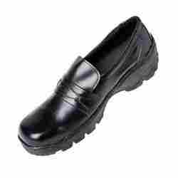 Black Industrial Safety Shoes Without Laces