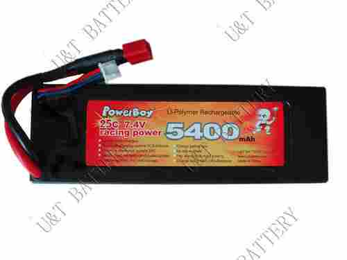 1300mah-5400mah 7.4v 25c Lipo Battery Packs For Rc Model