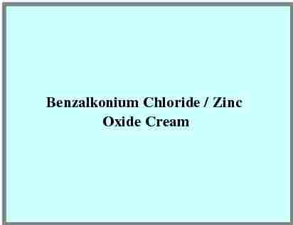 Benzalkonium Chloride / Zinc Oxide Cream