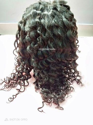 Black Deep Curly Hair Wig For Ladies