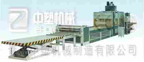 PE Plastic Hollow Cross Section Plate Extrusion Line