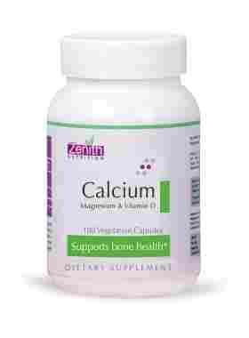 Zenith Nutritions Calcium + Magnesium + Vitamin D - 180 Capsules