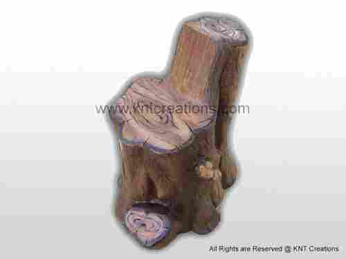Wooden Log Seat