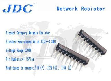 SIP Thick Film Network Resistor