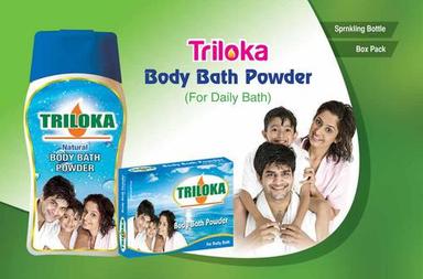 New Triloka Body Bathing  Powder Naturals Best For: All Types Of Skin