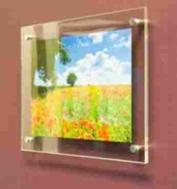 Acrylic Wall Mount Poster Frames With Metal Studs