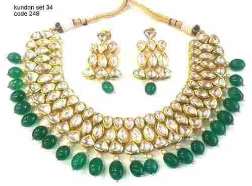 Imitation Kundan Necklace Set