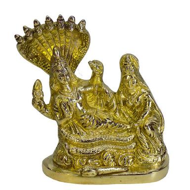 KAVOO Vishnu Laxmi Brass Idol