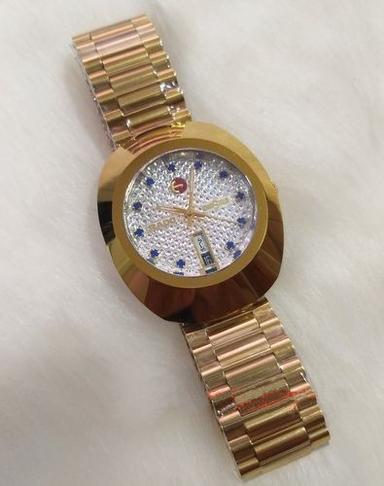 Rado Diastar Full Gold Automatic Men'S Watch Color Of Band: Golden