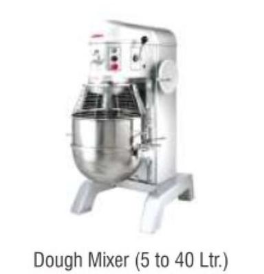 Stainless Steel Hard Structure Dough Mixer (5 To 40 Ltr.)