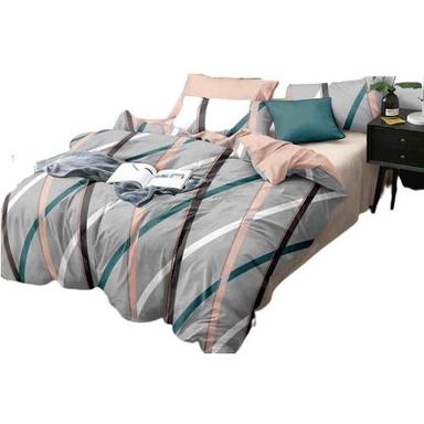 Multicolor Printed Comforter Set Of 4 Pieces Size: King