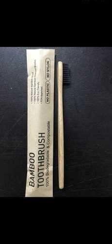 Dark Grey Natural Bamboo Biodegradable Toothbrush