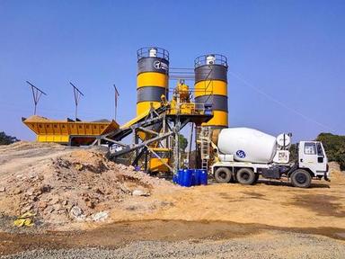 Blue Fully Automatic Concrete Batching Plant