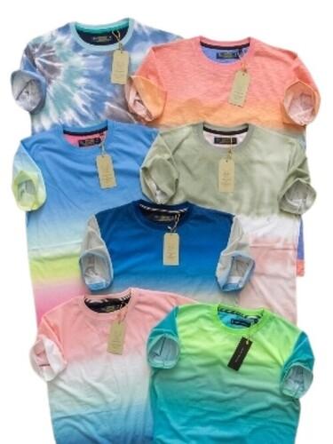 Multiple Colours Round Neck Designer Mens T Shirt