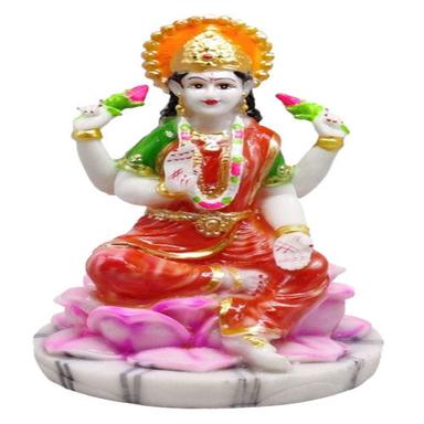Resin Lakshmi Marble Idol For Home Temple 9 Inch