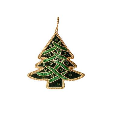 Green Designer Christmas Decoration Tree Ornament