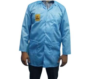 Full Sleeves Antistatic Esd Aprons Collar Type: Polo Shirt