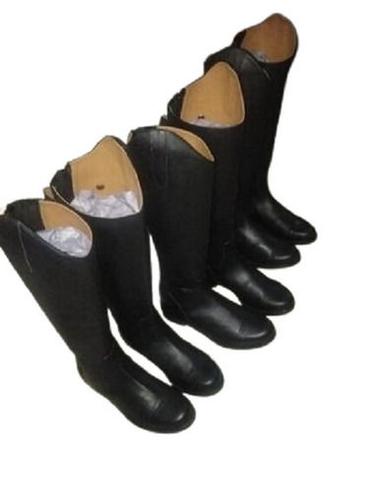 Breathable Comfortable Fit Anti-Slip Plain Leather Horse Riding Boots