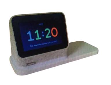 White Plastic Smart Digital Alarm Clock