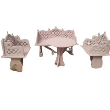 Decorative Sandstone Garden Bench with Table Set