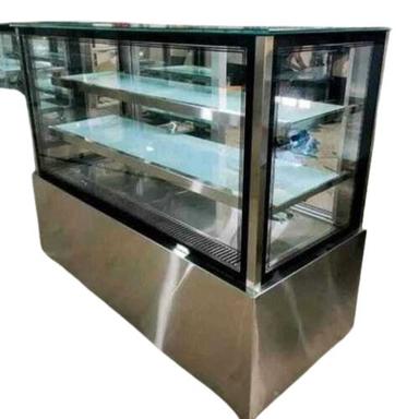 Black Glass Refrigerator Display Case