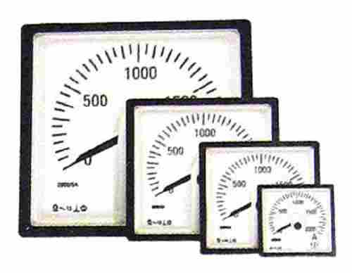 High Efficiency Square Shape Electrical Analog Panel Meter For Industrial