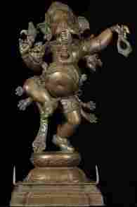 Beautiful Dancing Ganesh Statue 17.5"
