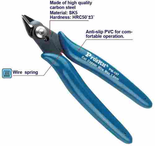 Proskit PM-107 Side Cutting Plier (130mm)