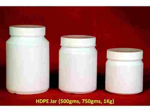 White Color HDPE Jar
