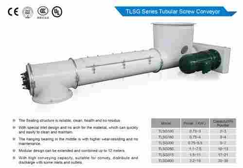 Tlsg Series Tubular Screw Conveyor
