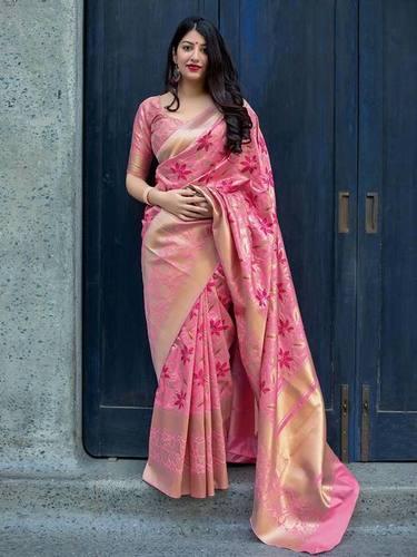 Pink Party Wear Designer Women Saree