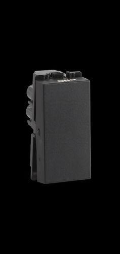 Polycarbonate Electrical Two Way Switch Black