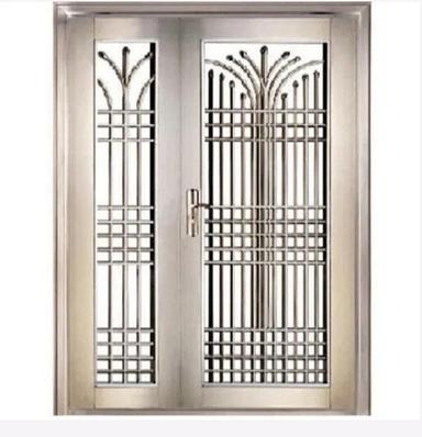 3X4 Feet White Steel Sliding Door With Color Coated Finish For Usage Window Grill Application: Commercial