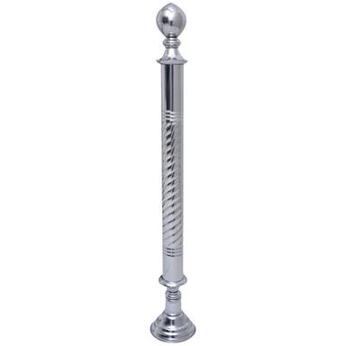 3Mm Thick 2.2 Kilogram Round Polished Finish Stainless Steel Pillar Application: Decoration