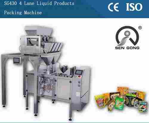 Stand-Up Resealable Pouch Dried Fruits And Vegetables Packing Machine