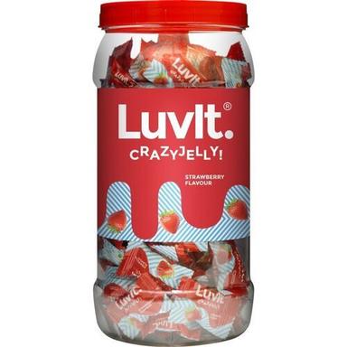 Soft And Sweet Luvit Strawberry Flavor Jelly Additional Ingredient: Sugar