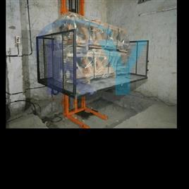 Stainless Steel Fixed Stacker Goods Lift, Material: Stainless Steel, Glass, Aluminium, Wood