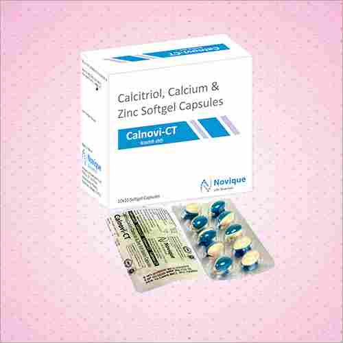 Calcitrol Calcium And Zinc Softgel Capsules