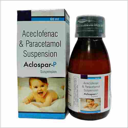 60 ML Aceclofenac And Paracetamol Suspension