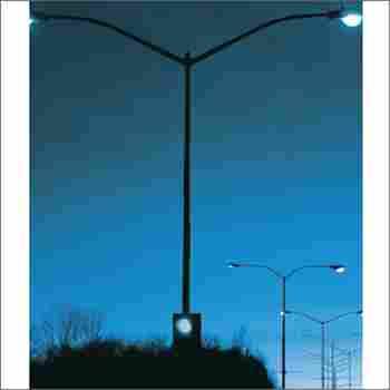 Double Arm Steel Tubular Light Pole