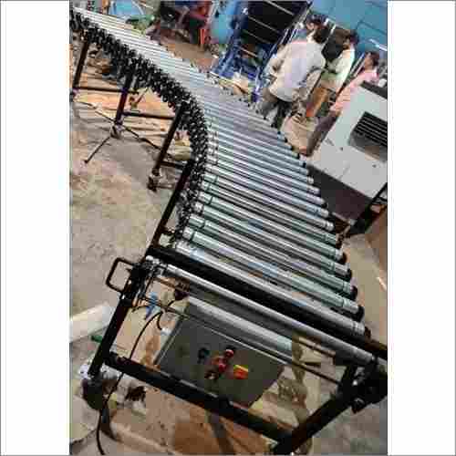 Silver Steel Roller Conveyors at Best Price in New Delhi H S Conveyors
